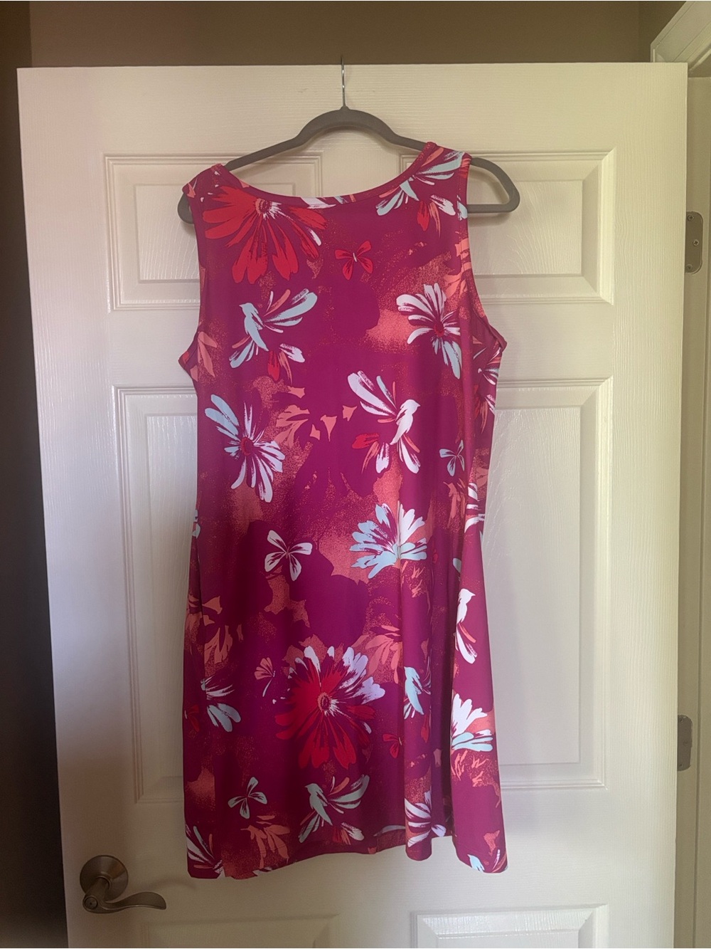 Columbia Pink Floral Sleeveless Mini Dress - Picture 2 of 2